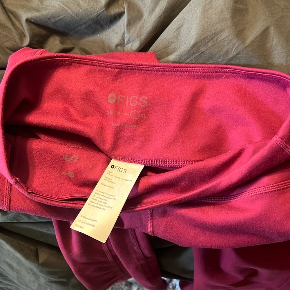 Pink Figs Under Scrub Leggings